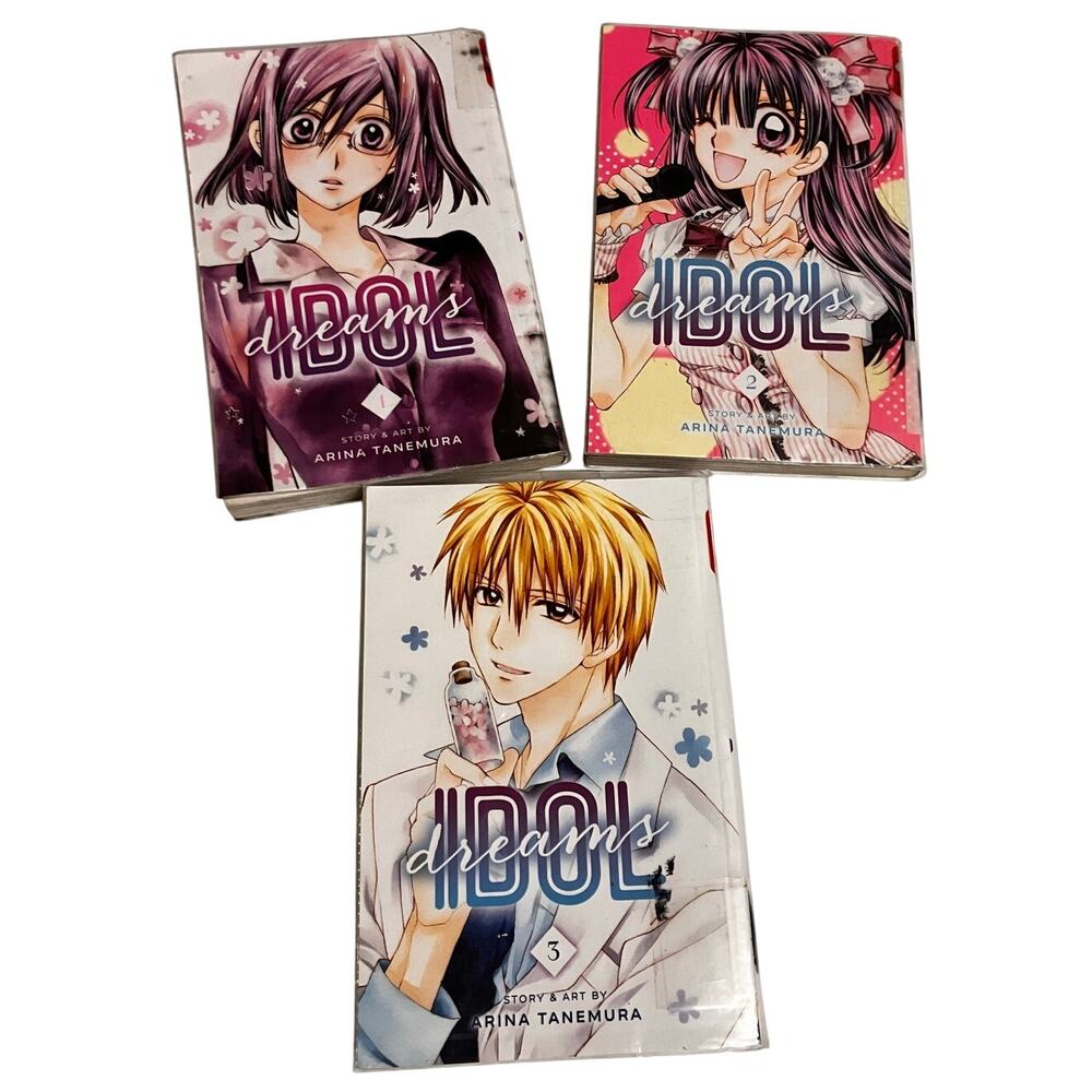Idol Dreams‎ Manga 1 2 3 English Arina Tanemura Viz Shojo Beat Ex-Library